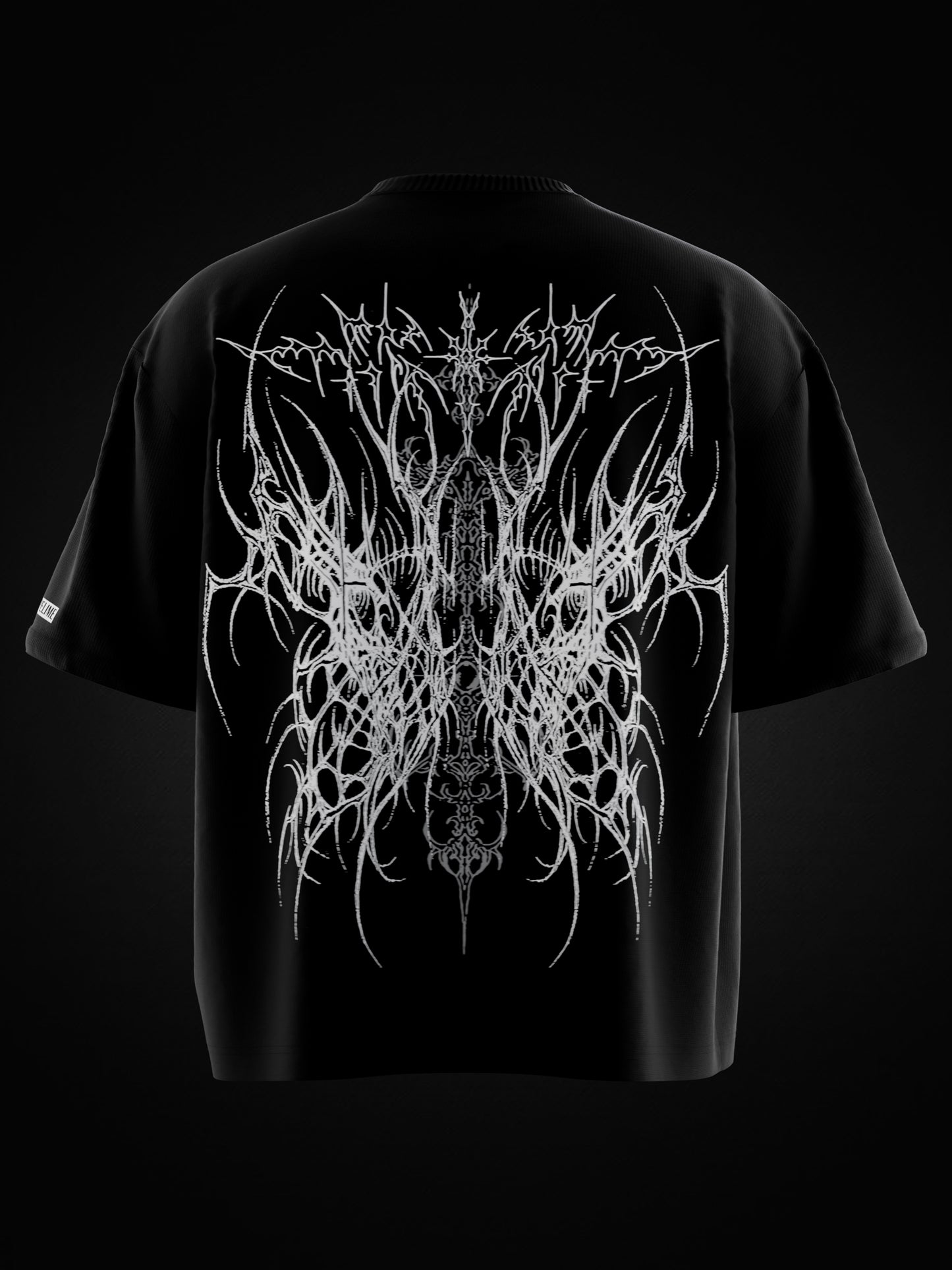BLACK METAL OVERSIZED T-SHIRT