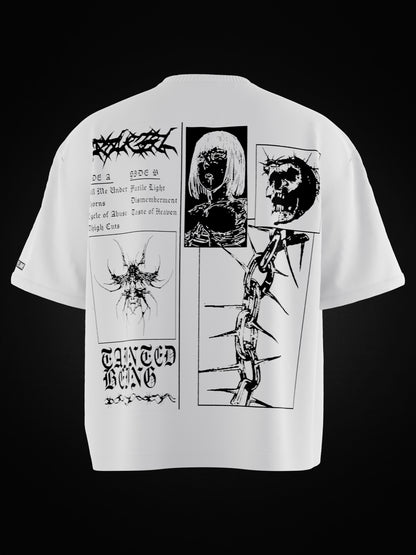 METAL CHAIN OVERSIZED T-SHIRT