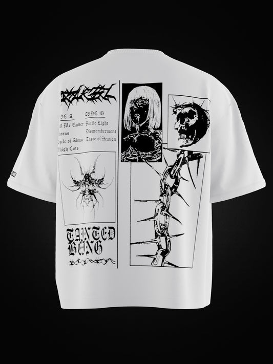 METAL CHAIN OVERSIZED T-SHIRT