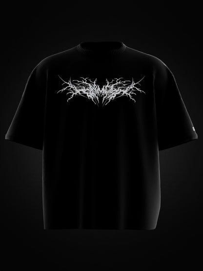BLACK METAL OVERSIZED T-SHIRT
