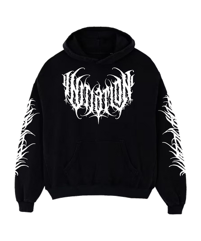 METAL FONT OVERSIZED HOODIE