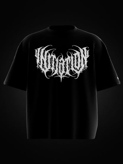METAL FONT OVERSIZED T-SHIRT