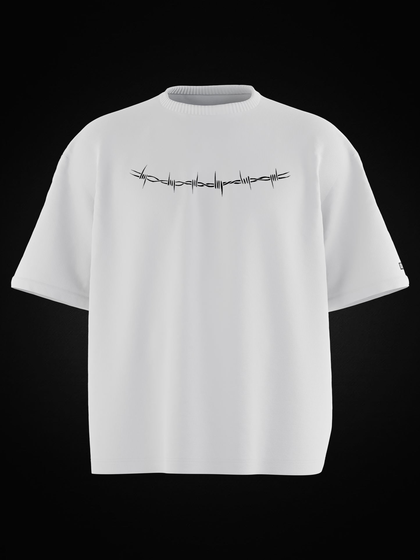 METAL CHAIN OVERSIZED T-SHIRT