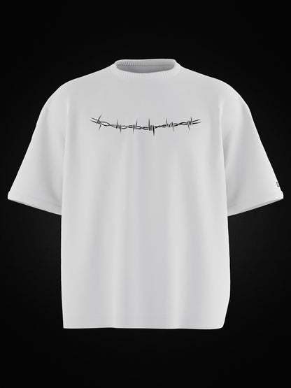 METAL CHAIN OVERSIZED T-SHIRT