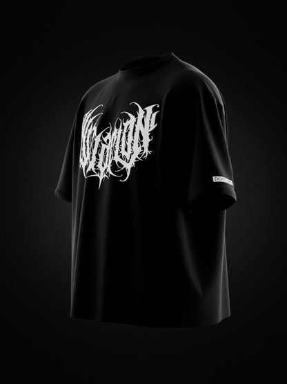 METAL FONT OVERSIZED T-SHIRT